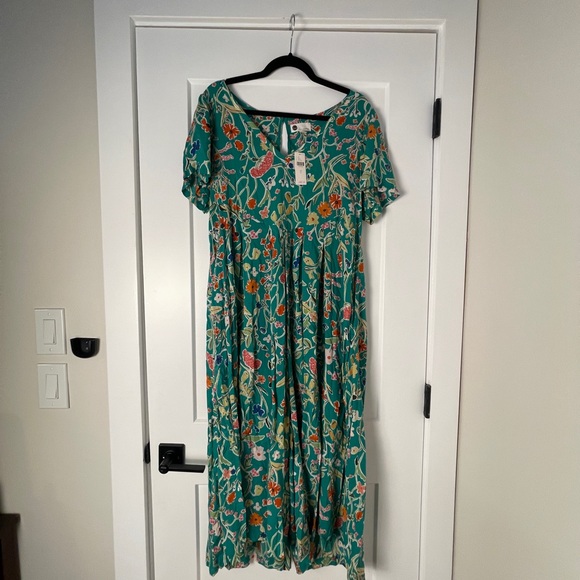 Floral Green Jumpsuit - Picture 4 of 5